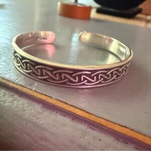 Taxco Mexico 925 Sterling Silver Cuff Bracelet